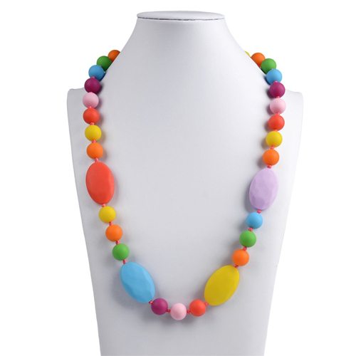 Chewable Silicone Baby Teething Necklace