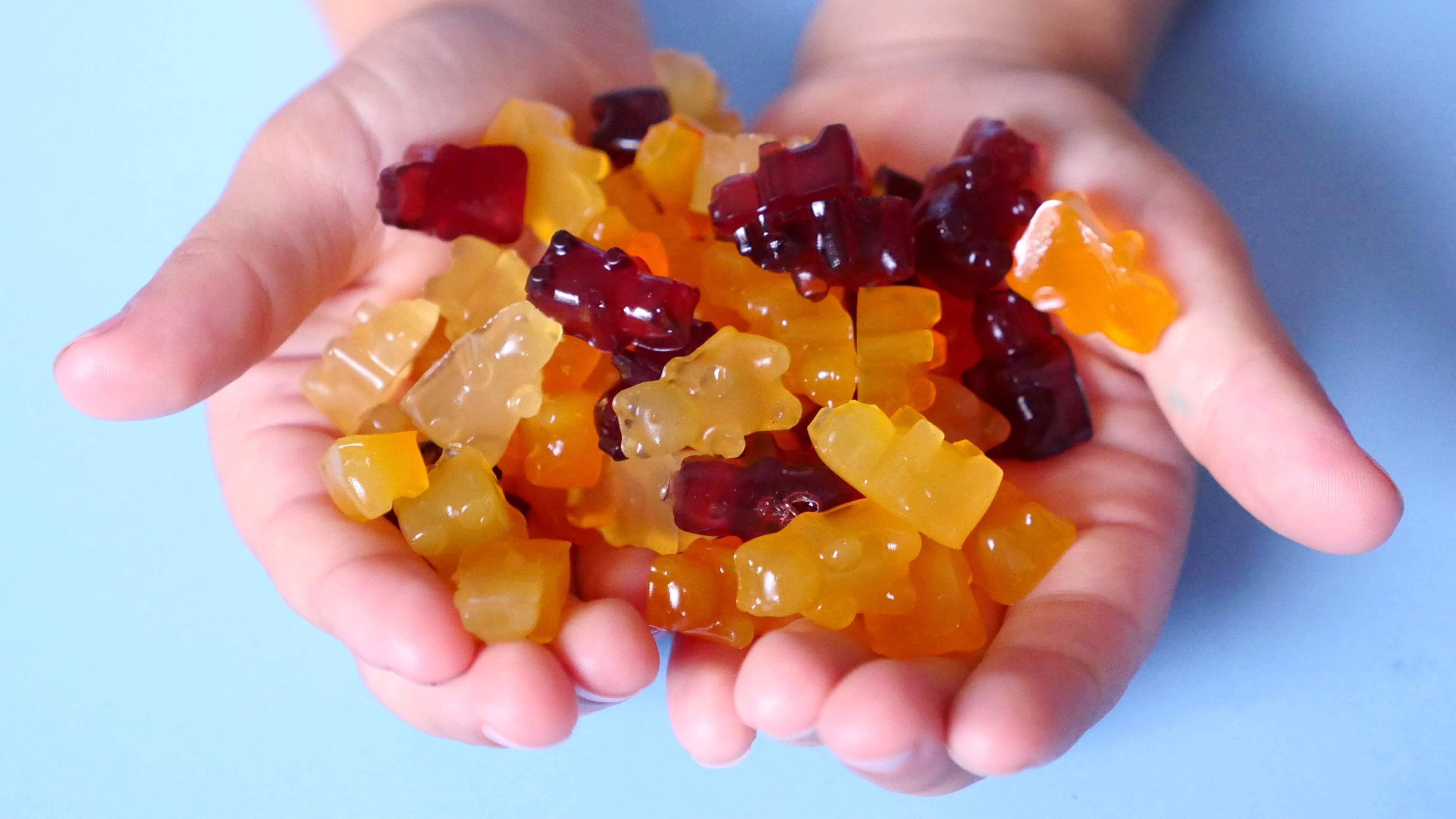 Homemade Fruit Snack Gummy Bears - Mighty Mrs