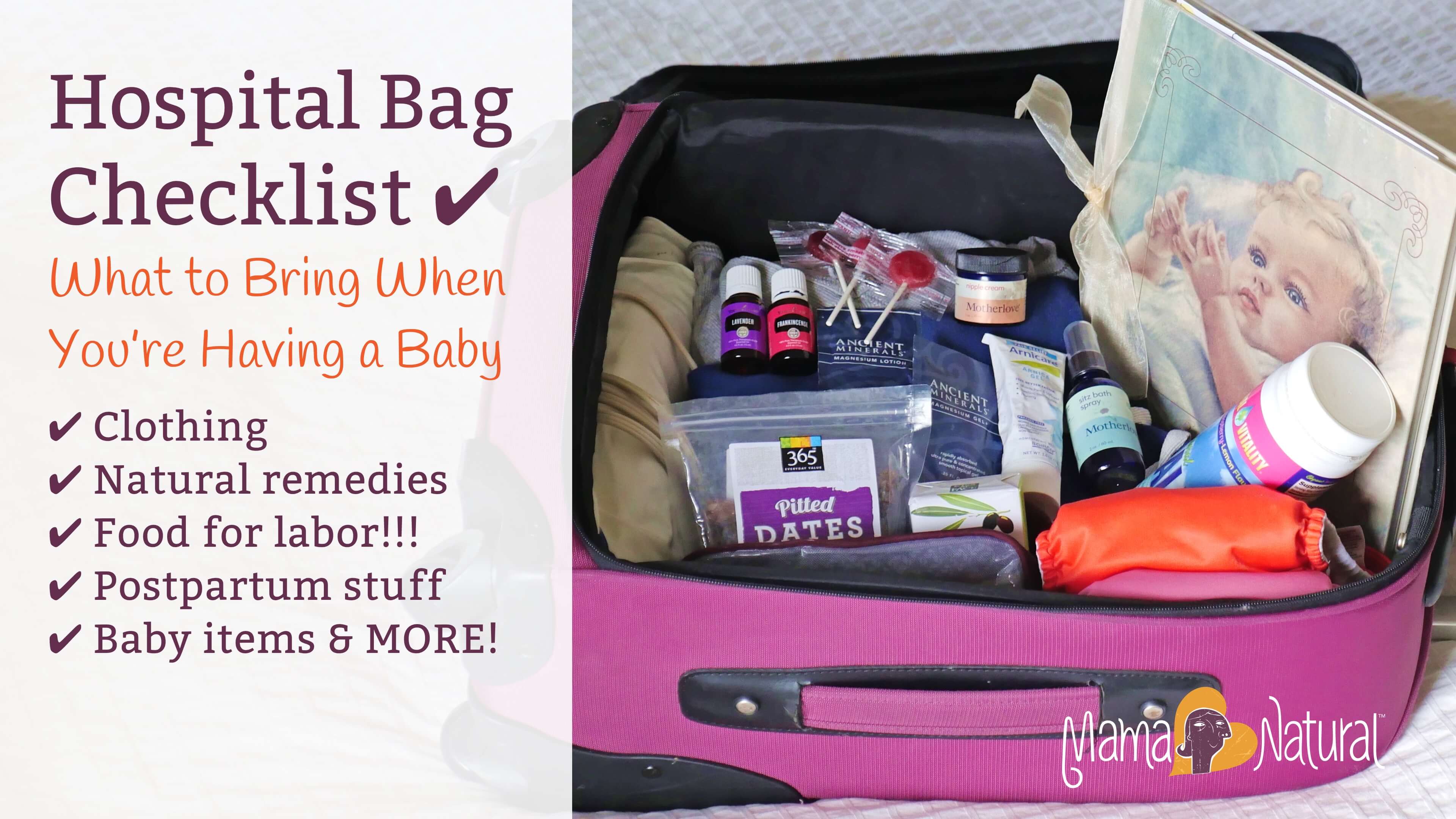 Hospital Bag Checklist What to Bring for Mom and Baby