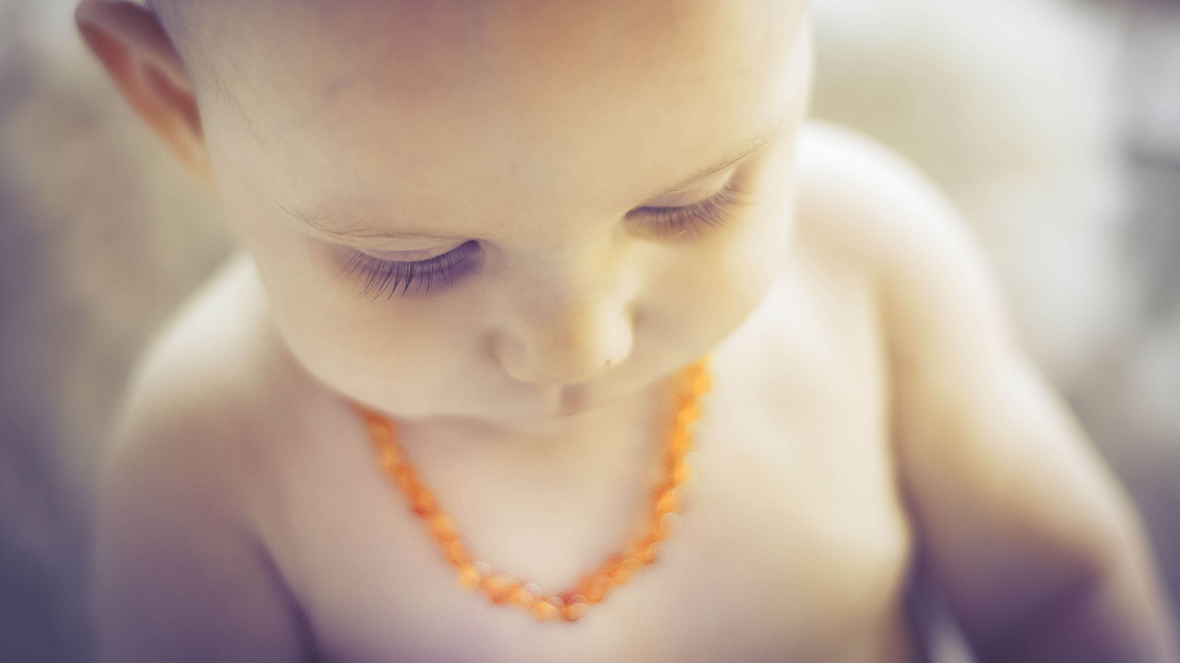 raw amber necklace for babies