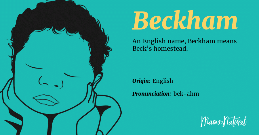 beckham baby name