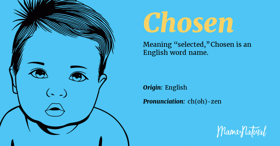 Chosen definition  Chosen meaning - words to describe someone