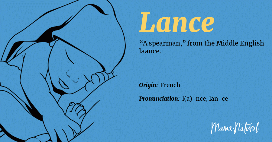 Lance Name Meaning Origin Popularity Boy Names Like Lance Mama Natural