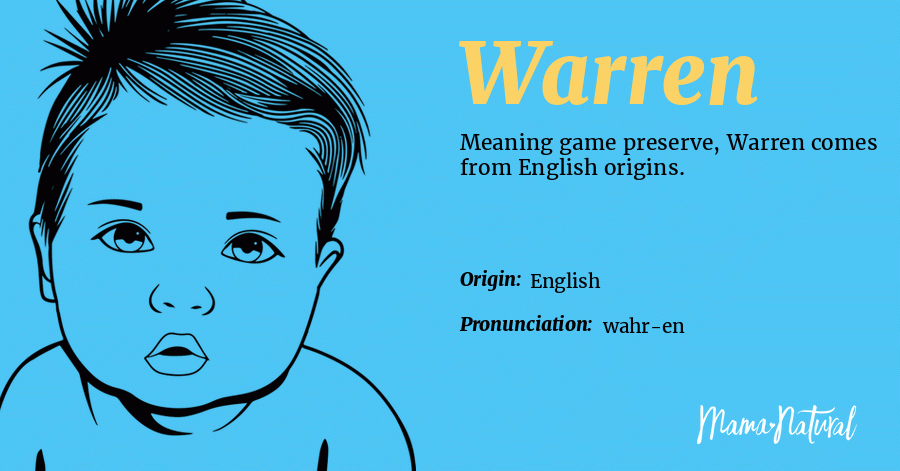 Warren Name Meaning Origin Popularity Boy Names Like Warren Mama 