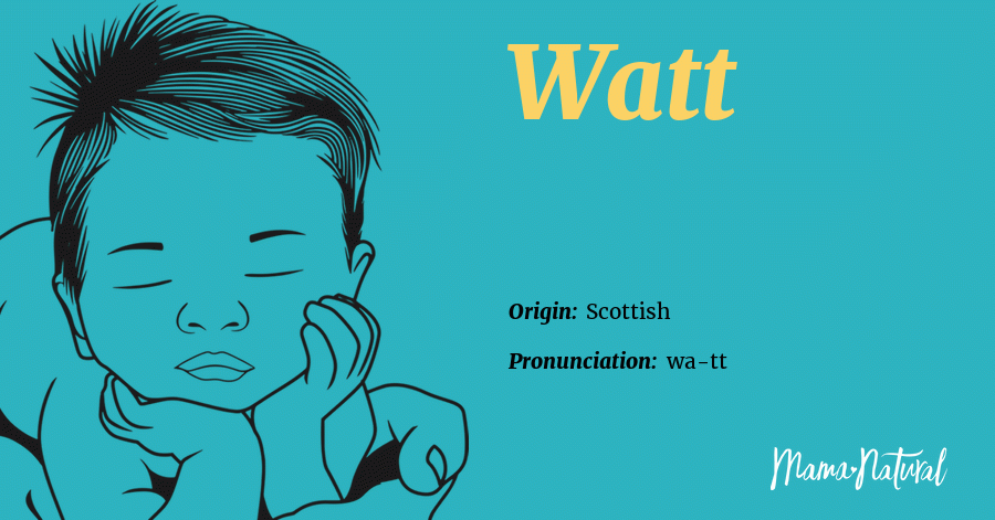 Watt Name Meaning Origin Popularity Boy Names Like Watt Mama Natural