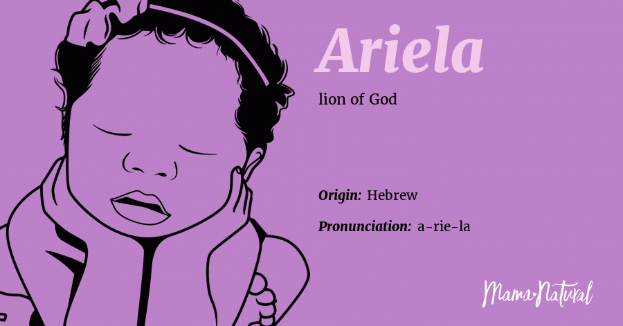 Ariela Name Meaning Origin Popularity Girl Names Like Ariela Mama Natural