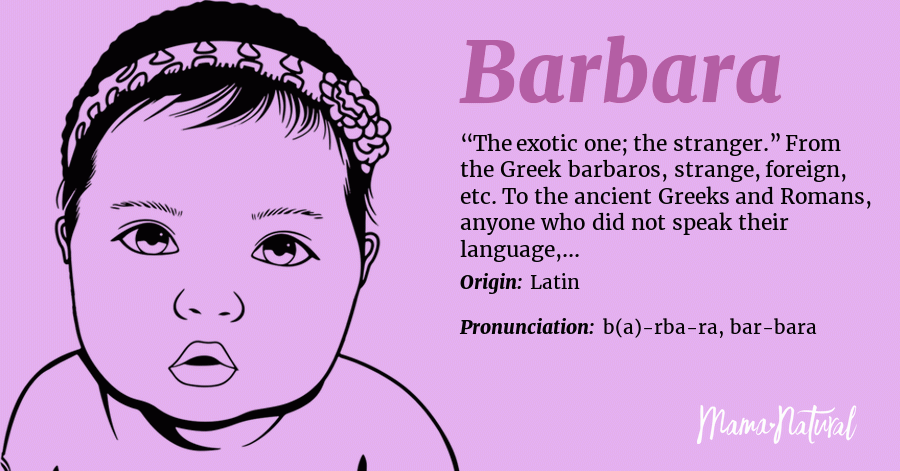 Barbara Name Meaning Origin Popularity Girl Names Like Barbara 