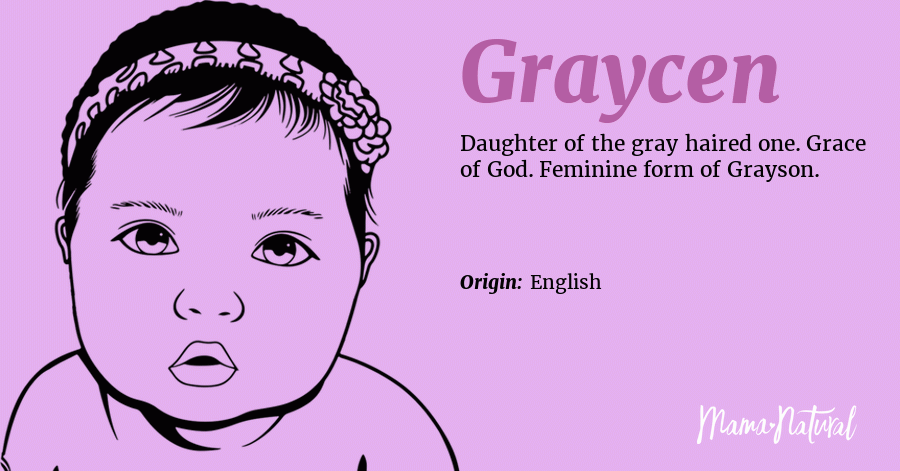 Graycen Name Meaning Origin Popularity Girl Names Like Graycen Mama Natural