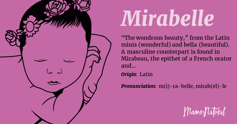 Mirabelle Name Meaning Origin Popularity Girl Names Like Mirabelle Mama Natural