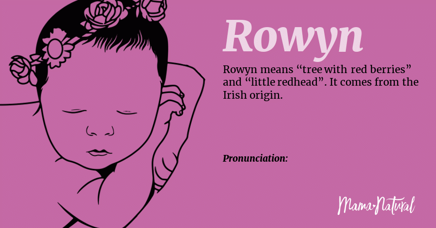 Rowyn Name Meaning Origin Popularity Girl Names Like Rowyn