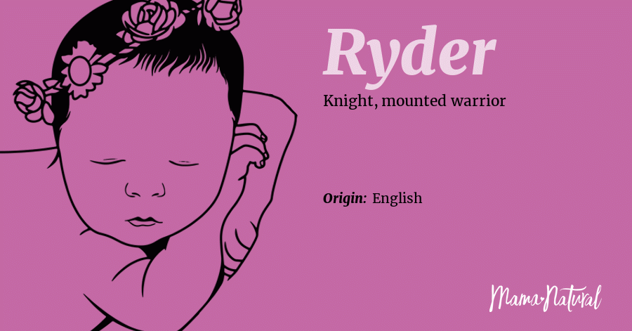 Ryder Name Meaning Origin Popularity Girl Names Like Ryder Mama 