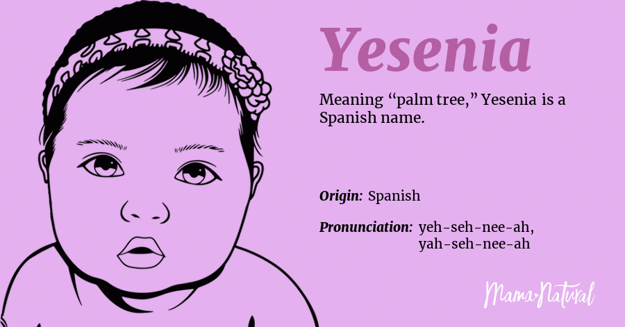Yesenia Name Meaning Origin Popularity Girl Names Like Yesenia Mama Natural